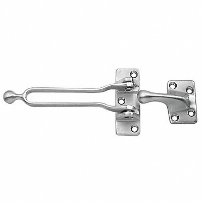 Chain Door Guard Swinging Bar Chrome