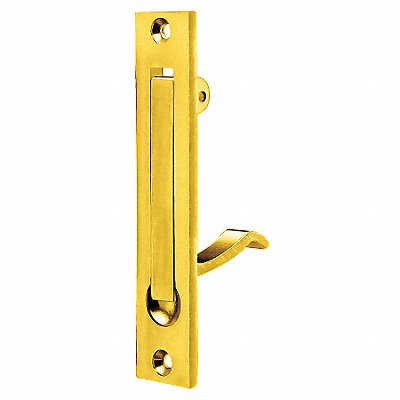 Recessed Folding Pull Handle Cast Brass