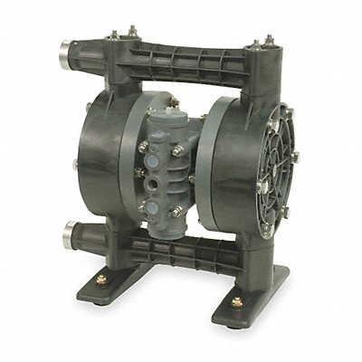 Dbl DphrmPmp FNPT TPV/Kynar 3/8in 49gpm