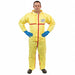 D2184 Collared Coverall Open Yellow 2XL PK6