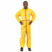 D2186 Collared Coverall Elastic Yellow 4XL PK6