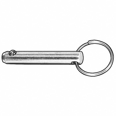 Ring Pin 5/16in dia 2.625in L Steel PK10