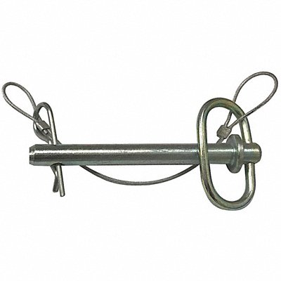 Hitch Pin 7/8 in dia 6.5 in L Steel