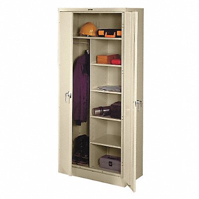 Storage Cabinet 78 x36 x24 Putty 5Shlv