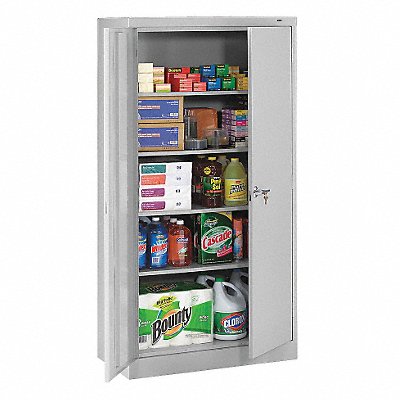 Storage Cabinet 72 x36 x18 LtGry 4Shlv