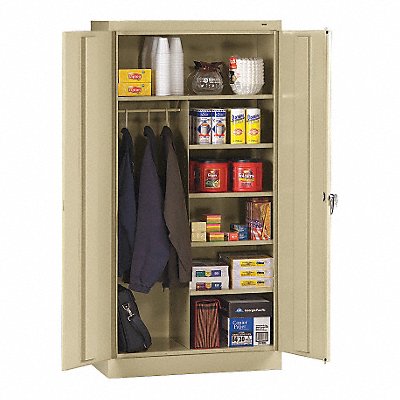 Storage Cabinet 72 x36 x18 Putty 5Shlv