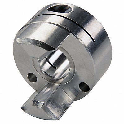 Curved Jaw Coupling Hub 4mm Aluminum