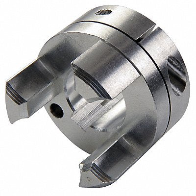 Curved Jaw Coupling Hub 1/2 Aluminum