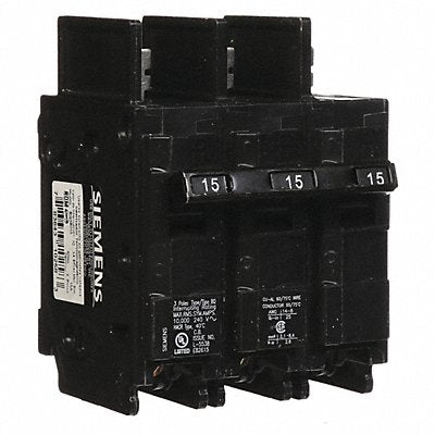 Circuit Breaker 15A Bolt On 240V 3P