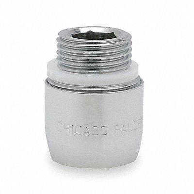 Aerated Outlet Brass 3/8 in - 18 Chrome