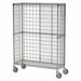 Wire Cart 3-Sided 24 in W 48 in L