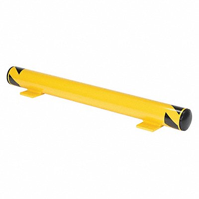 Floor Stop Bollard 4-1/2 Dia Yellow