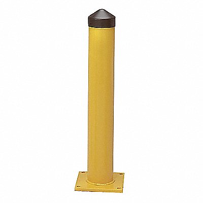 Bollard 5-3/5 24 in H Yellow