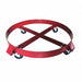 Drum Dolly 1000 lb Red Welded Steel