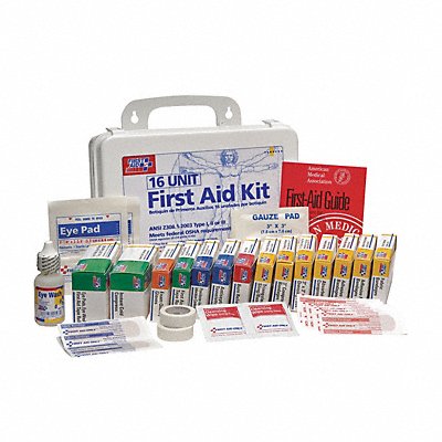 First Aid Kit Bulk White 16 Pcs 16 Ppl