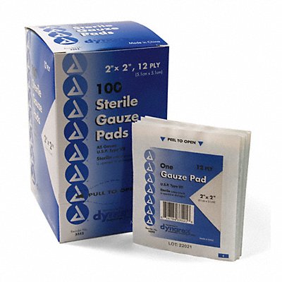 Gauze Pad Cotton Blend Gauze PK100