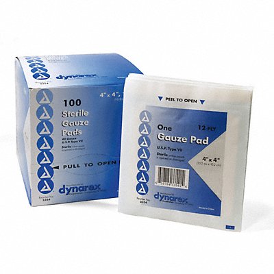 Gauze Pad Cotton Blend Gauze PK100