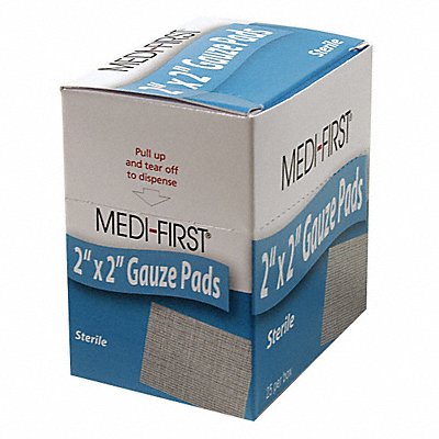 Gauze Pad Sterile 12 Ply Cotton PK25