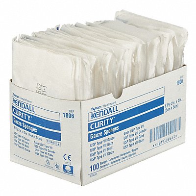 Sponge Sterile White Gauze PK100