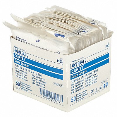 Sponge Non-Sterile White Gauze PK50