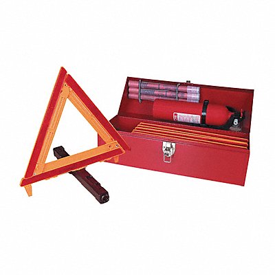 Roadside Emergency Kit/Triangle 8 Piece