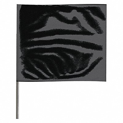 Marking Flag 30  Black PVC PK100