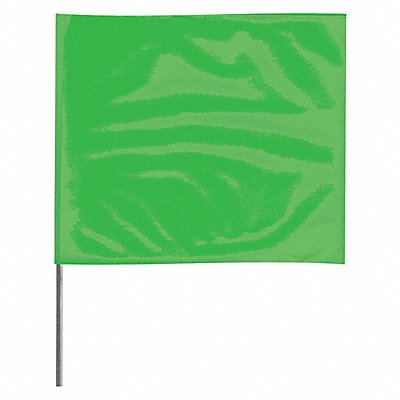 Marking Flag 36  Glo Green PVC PK100