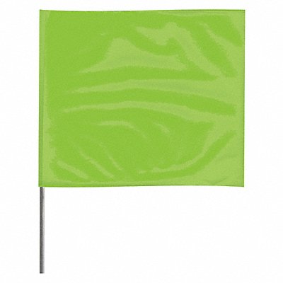 Marking Flag 21 Lime Vinyl PK100