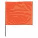 Marking Flag 15  Glo Orange PVC PK100