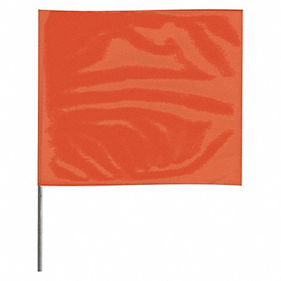 Marking Flag 15  Orange PVC PK100