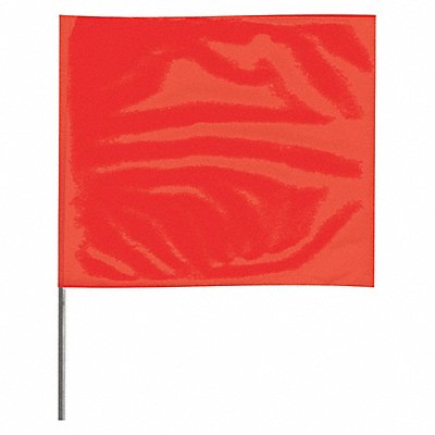 Marking Flag 15  Red PVC PK100