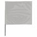 Marking Flag 18  Silver PVC PK100