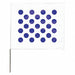 Marking Flag 30  Blue/White PVC PK100