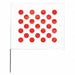 Marking Flag 18  Red/White PVC PK100