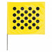 Marking Flag 30  Black/Yellow PK100