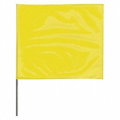 Marking Flag 30  Yellow PVC PK100