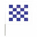 Marking Flag 30  Blue/White PVC PK100