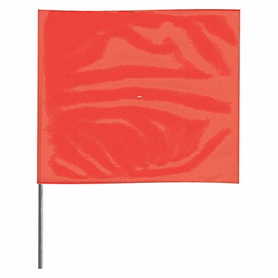 Marking Flag 36  Glo Red PVC PK100