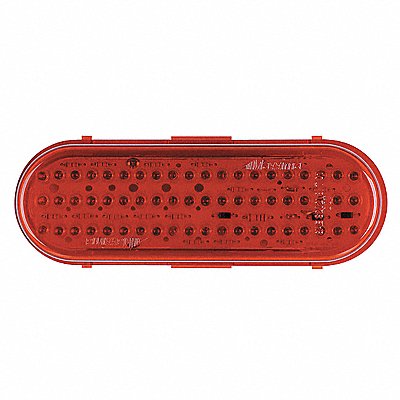 Stop/Turn/Tail Light Oval Red 6-3/8 L