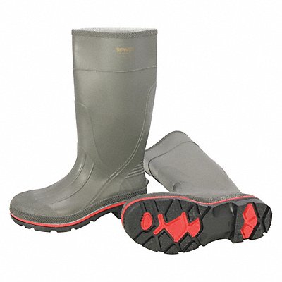E4691 Rubber Boot Men s 12 Knee Gray PR