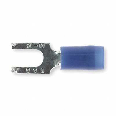 Fork Terminal Tin Copper Blue PK100