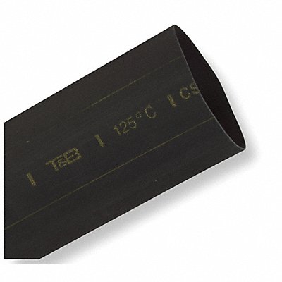 Shrink Tubing 6 in Blk 0.187 in ID PK20