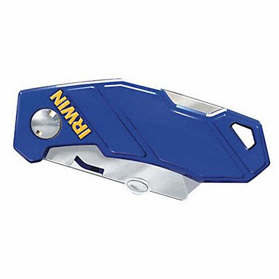 Folding Utility Knife 5-3/4 in Blue