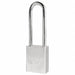 Keyed Padlock 3/4 in Rectangle Silver