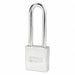 Keyed Padlock 3/4 in Rectangle Silver