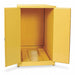 Flammable Cabinet Horizontal 55 gal YLW