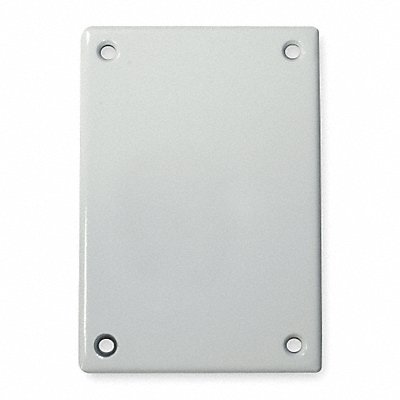 Blank Wall Plate Stnd Wht 1Gng PlyPwEnam