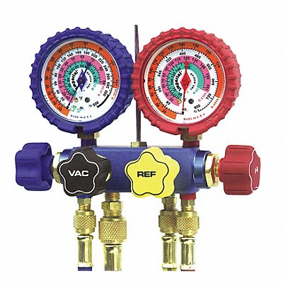 Mechanical Manifold Gauge Set 4-Valve