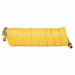 Coiled Air Hose 1/4 ID x 25 ft.