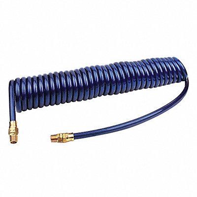 Coiled Air Hose 3/8 ID x 12 ft.